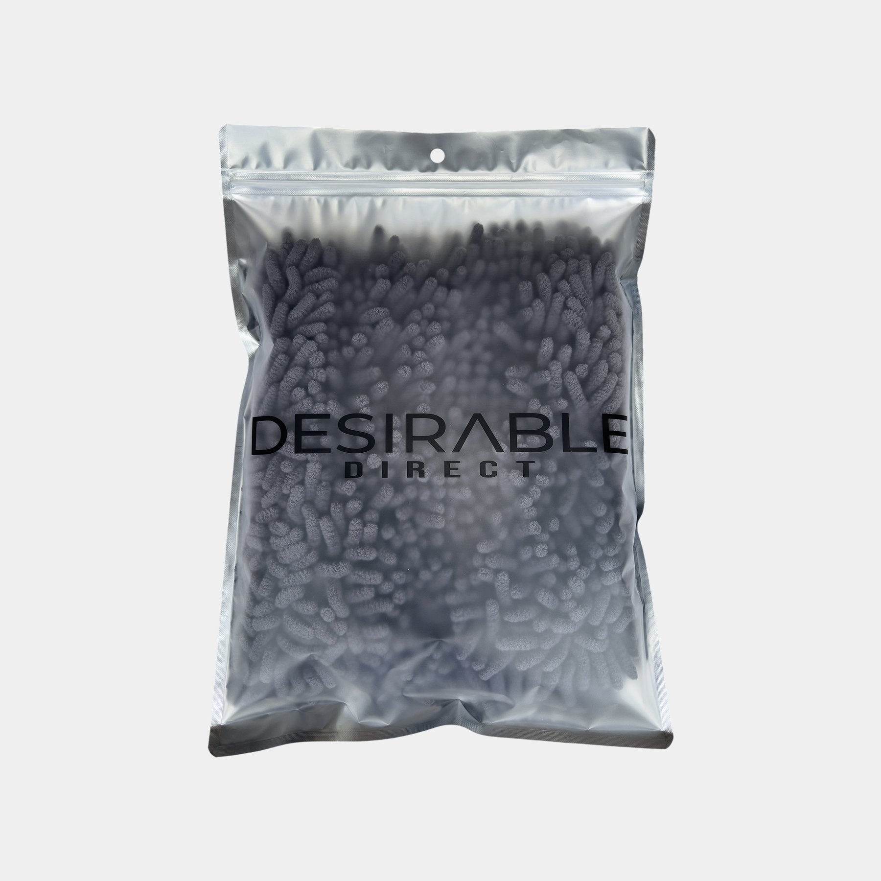 Car care large grey noodle wash pad displayed on a white background in silver packaging with desirable direct printed on the front to keep the item clean when not in use.