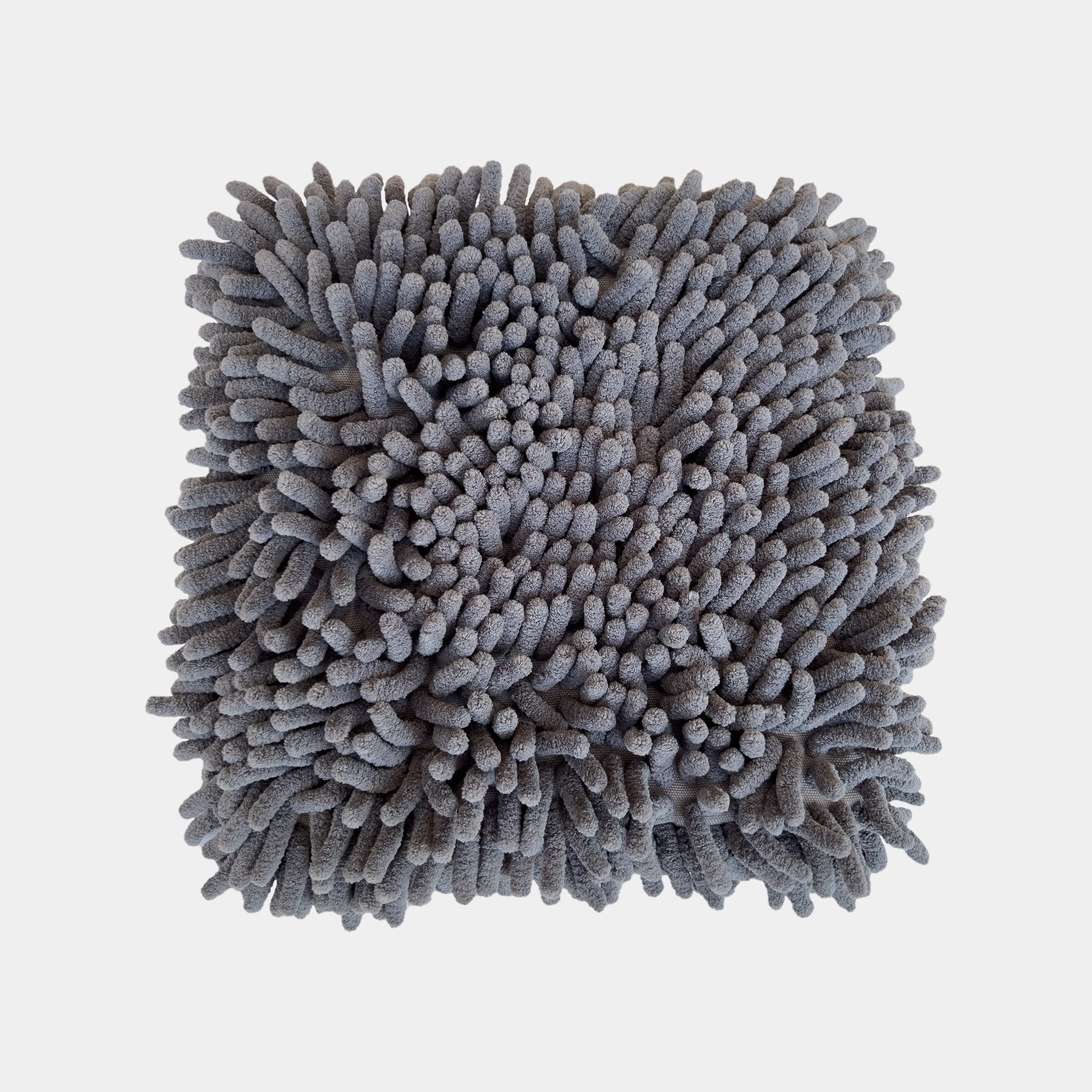 Car care large grey noodle wash pad displayed on a white background.