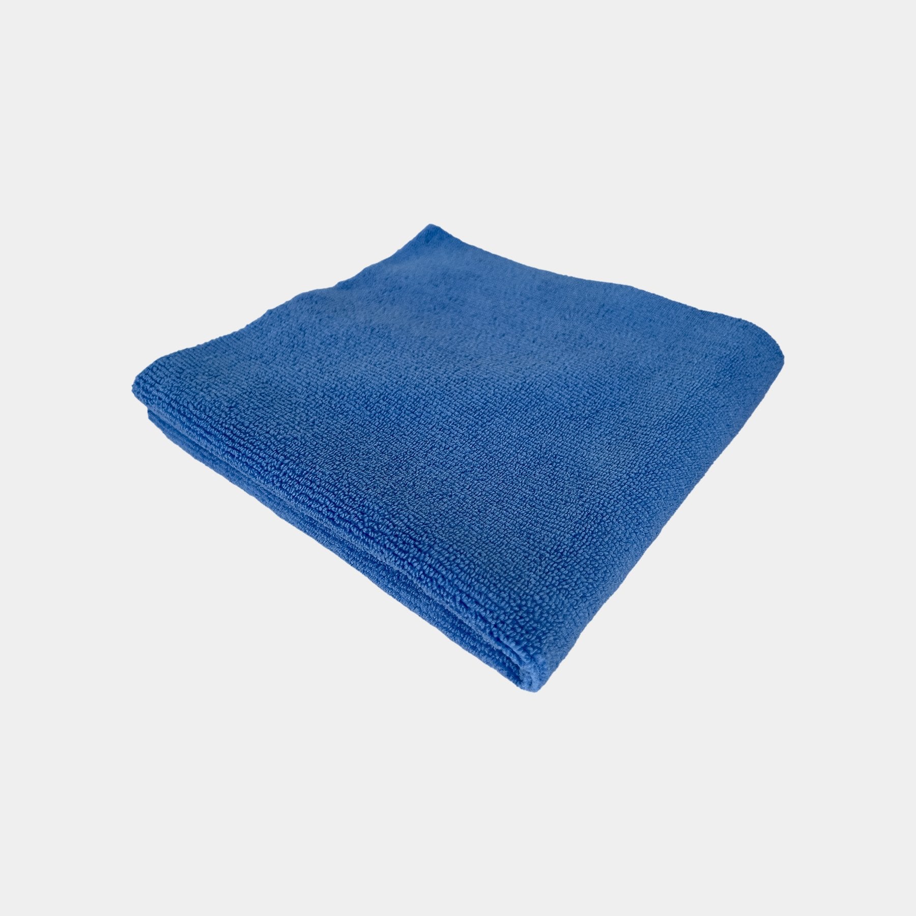 Car care microfibre soft blue multi-purpose cloth 40x40cm displayed on a white background.