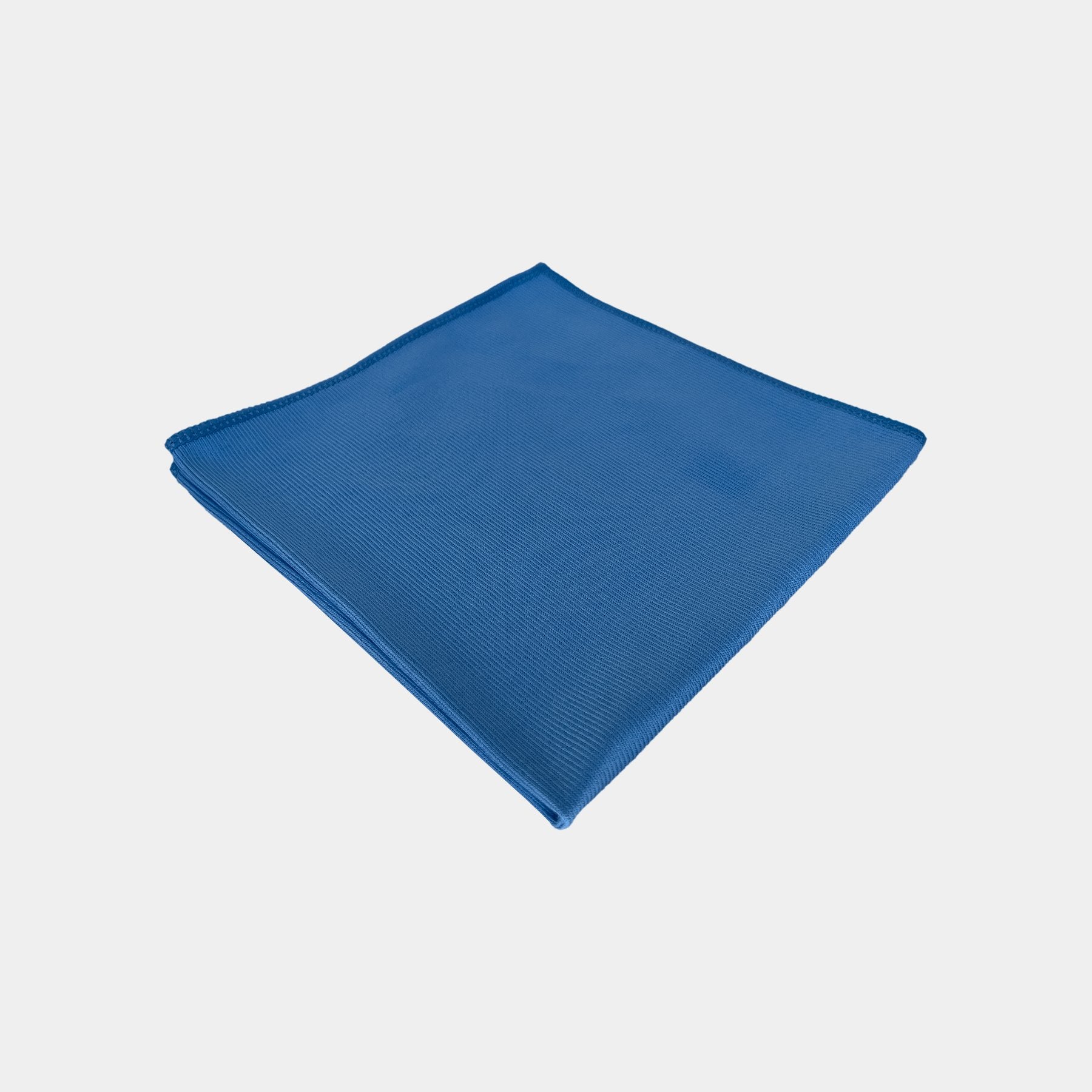 Car care microfibre blue  glass cloth 40x40cm displayed on a white background.
