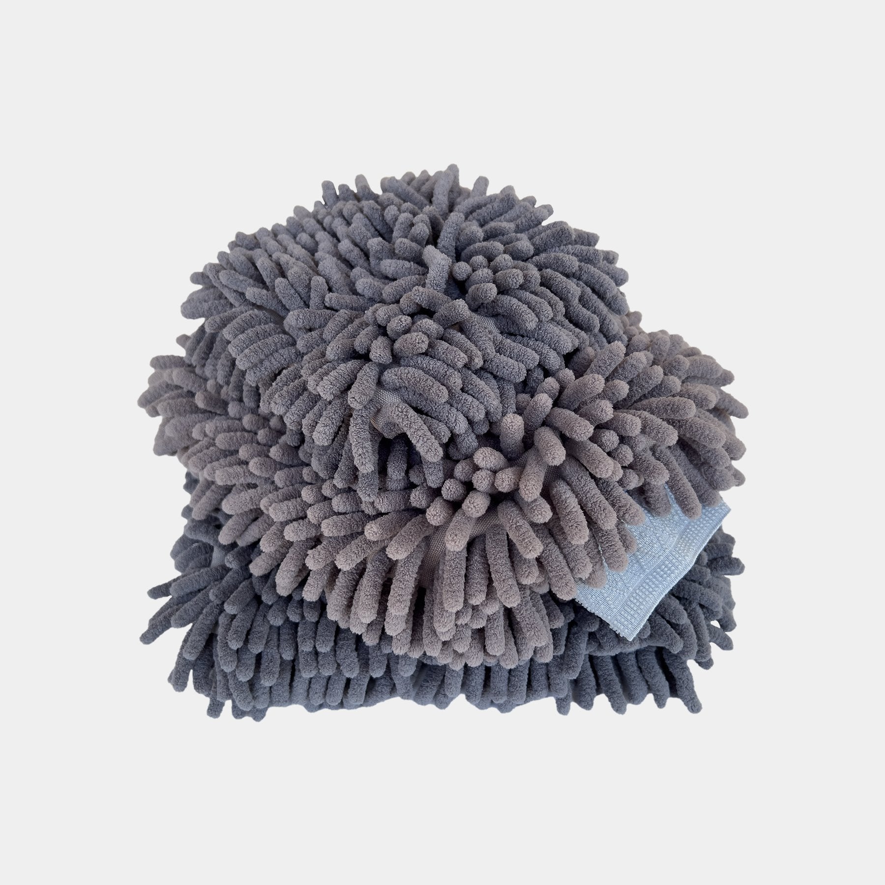 Car care noodle grey wash mitt and pad bundle displayed on a white background.